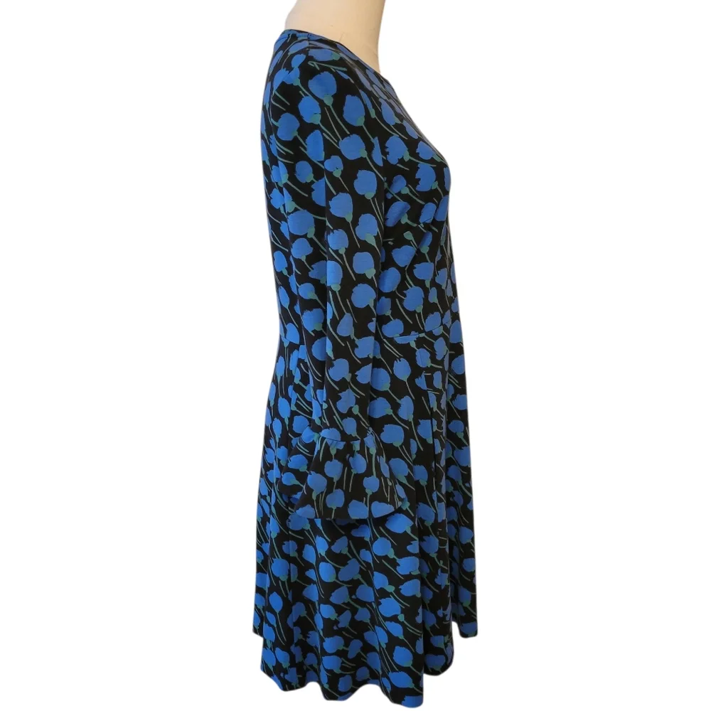 Kate Spade Poetic Floral Ponte Knit Dress Size Medium‎